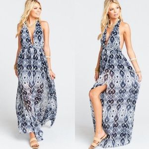 Show Me Your Mumu Snakeskin Maxi